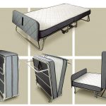 Folded Bed gestarúm 90x200 dökkgrátt