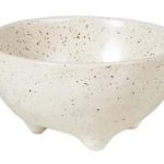 Broste Nordic Vanilla skál á fótum Ø11x5,5 cm