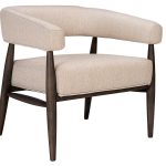 Silverton hægindastóll áklæði hvítur