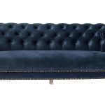 Andros sófi 3s Velvet Navy